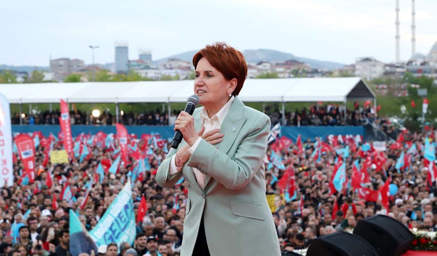 İyi Parti Genel Başkanı Meral Akşener Millet İttifakının İstanbul