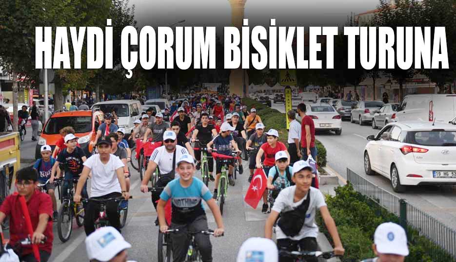 Bisikletle şehir turu Çorum Haber Gazetesi