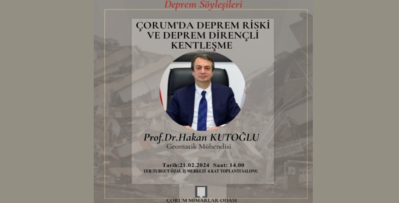 orum da deprem riski konu ulacak orum Haber Gazetesi