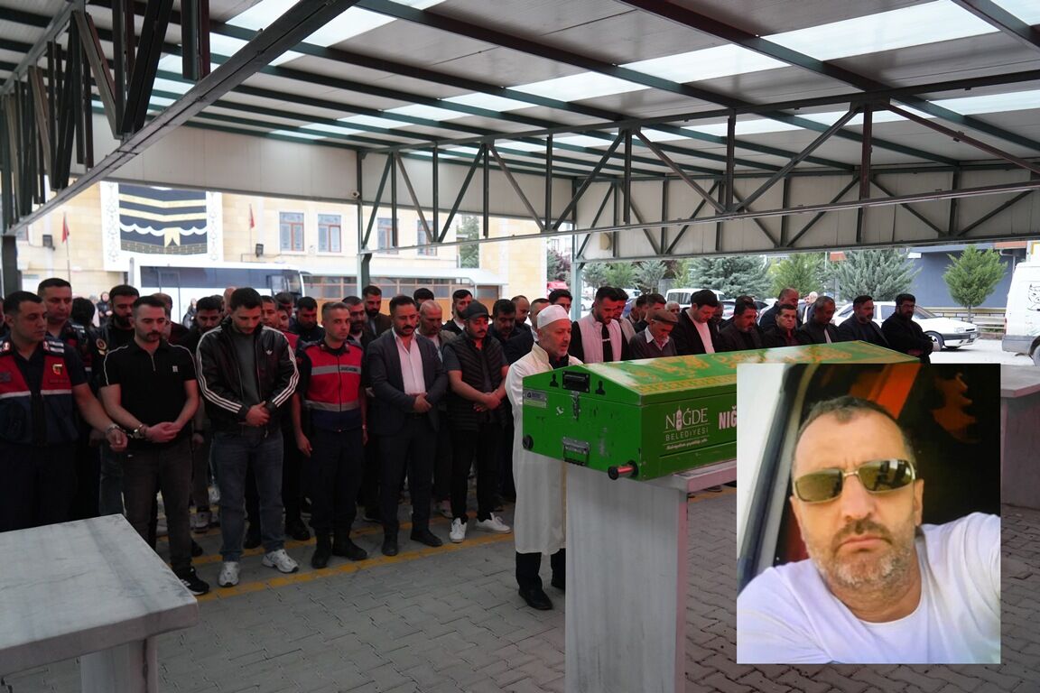 Çorum'dan babasının cenazesine katıldı! Öldürülen tır şoförü toprağa verildi