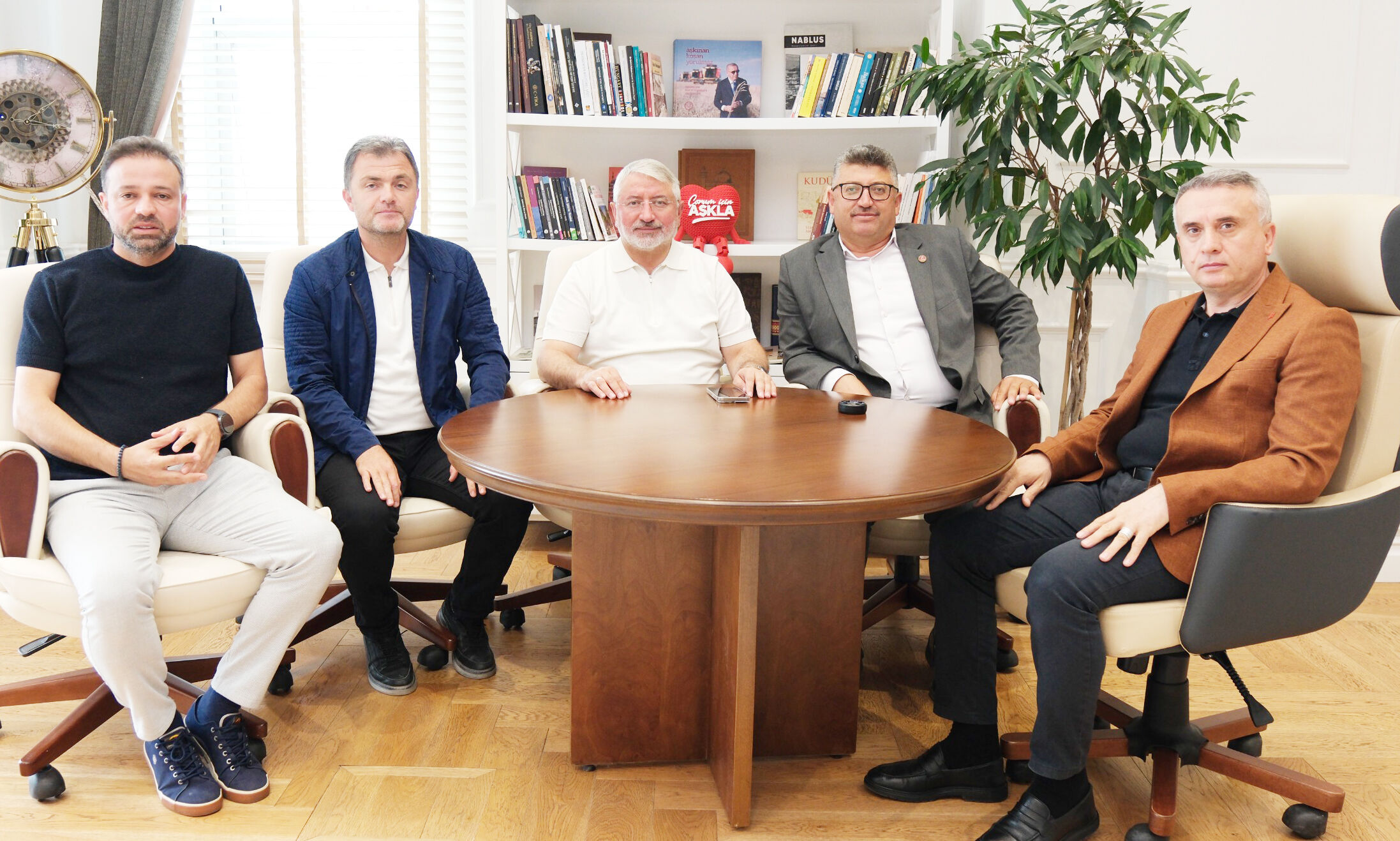 Mi̇mar Si̇nan Spor Kulübü'nden Başkan Aşgin'a Zi̇yaret (2)