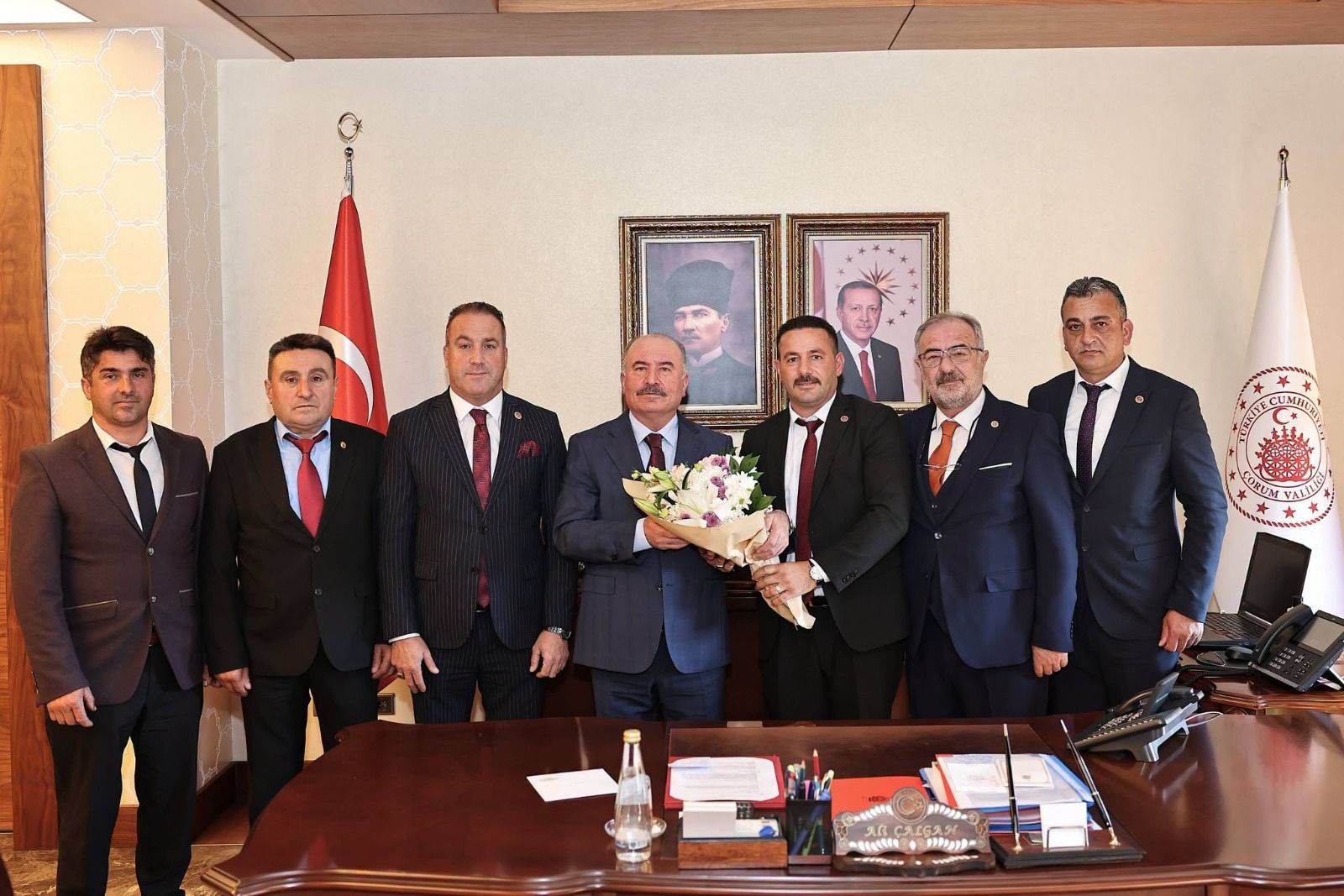 Muhtarlardan Vali  Çalgan’a ziyaret
