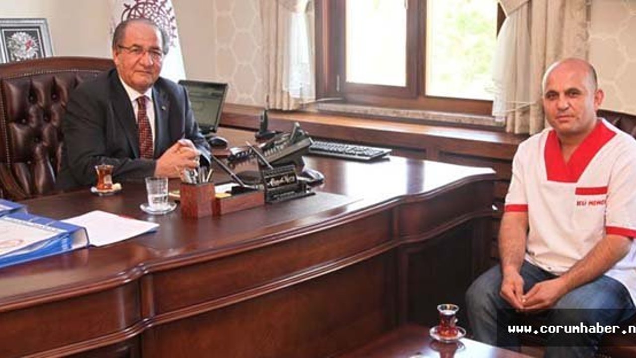 Deli Memed’den Vali Kara’ya bakır çaydanlık