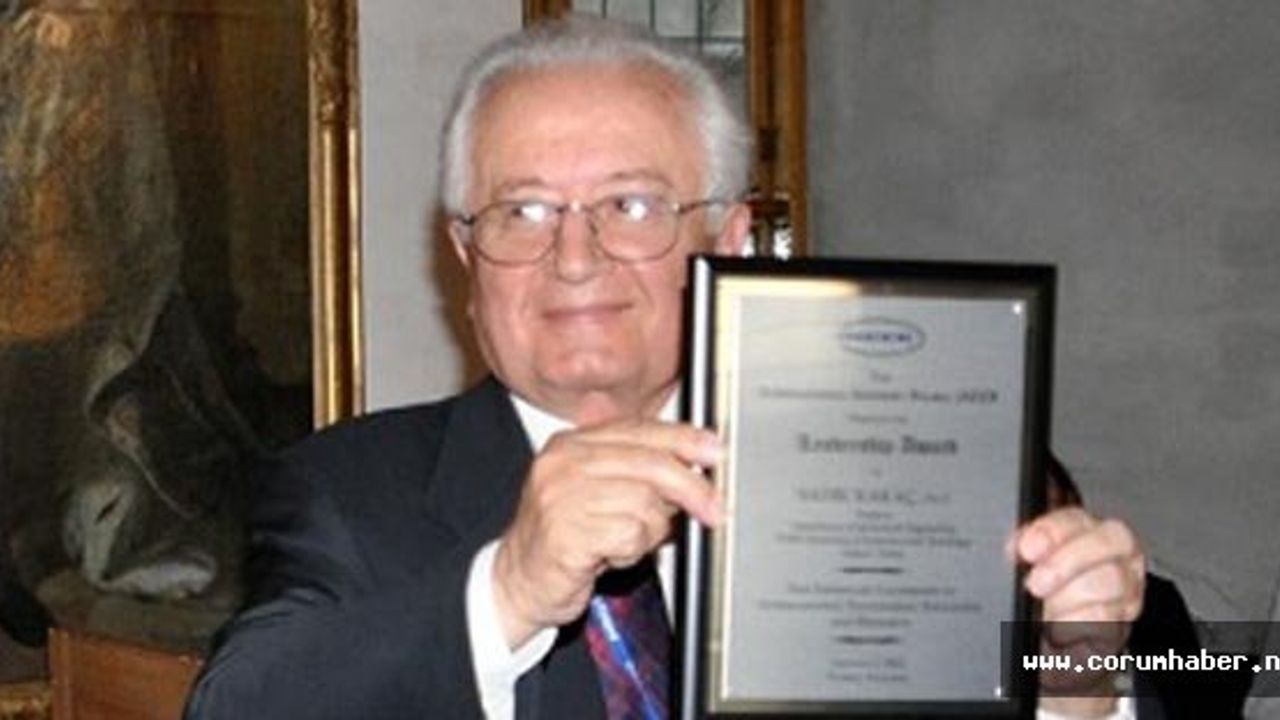 Prof. Dr. Sadık Kakaç’a ödül