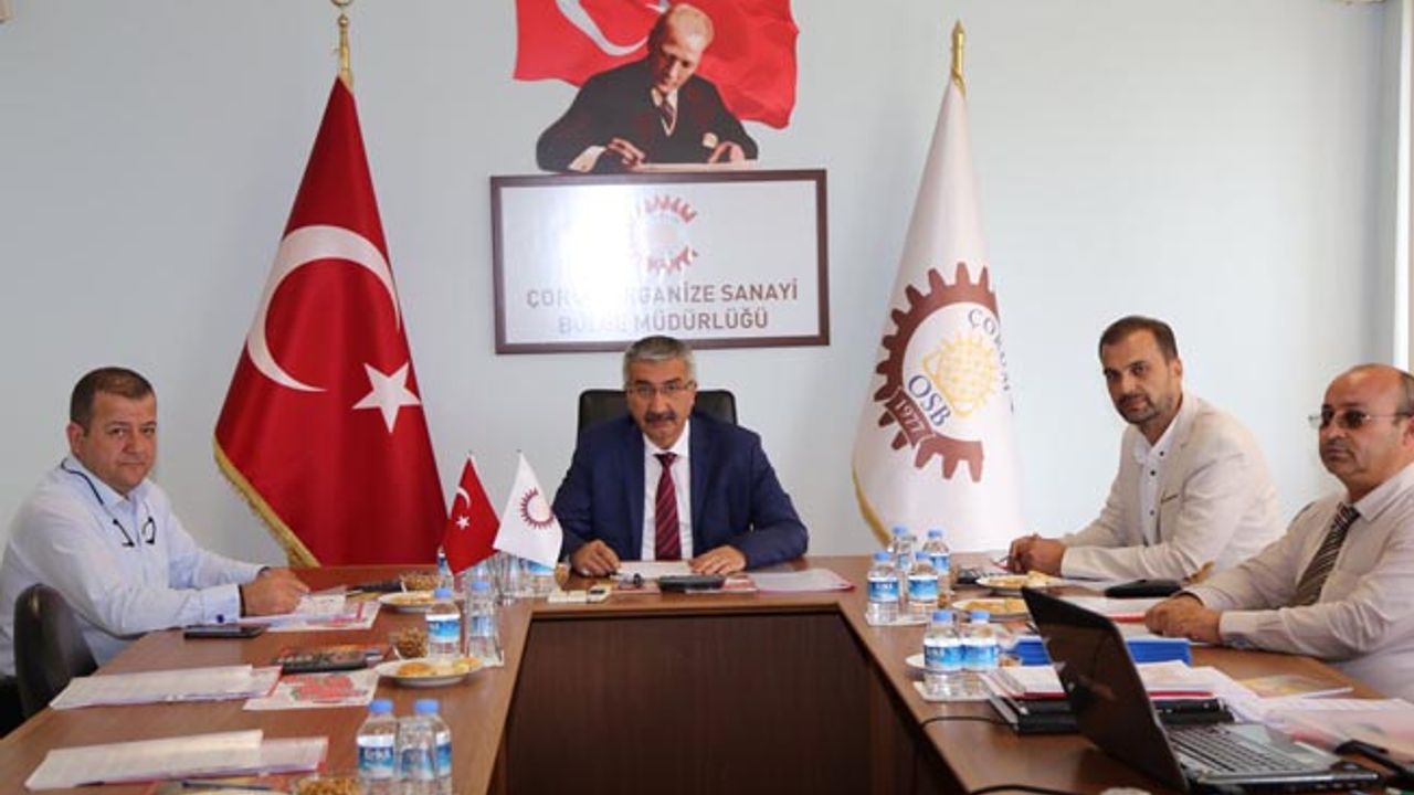 OSB yönetimi toplandı