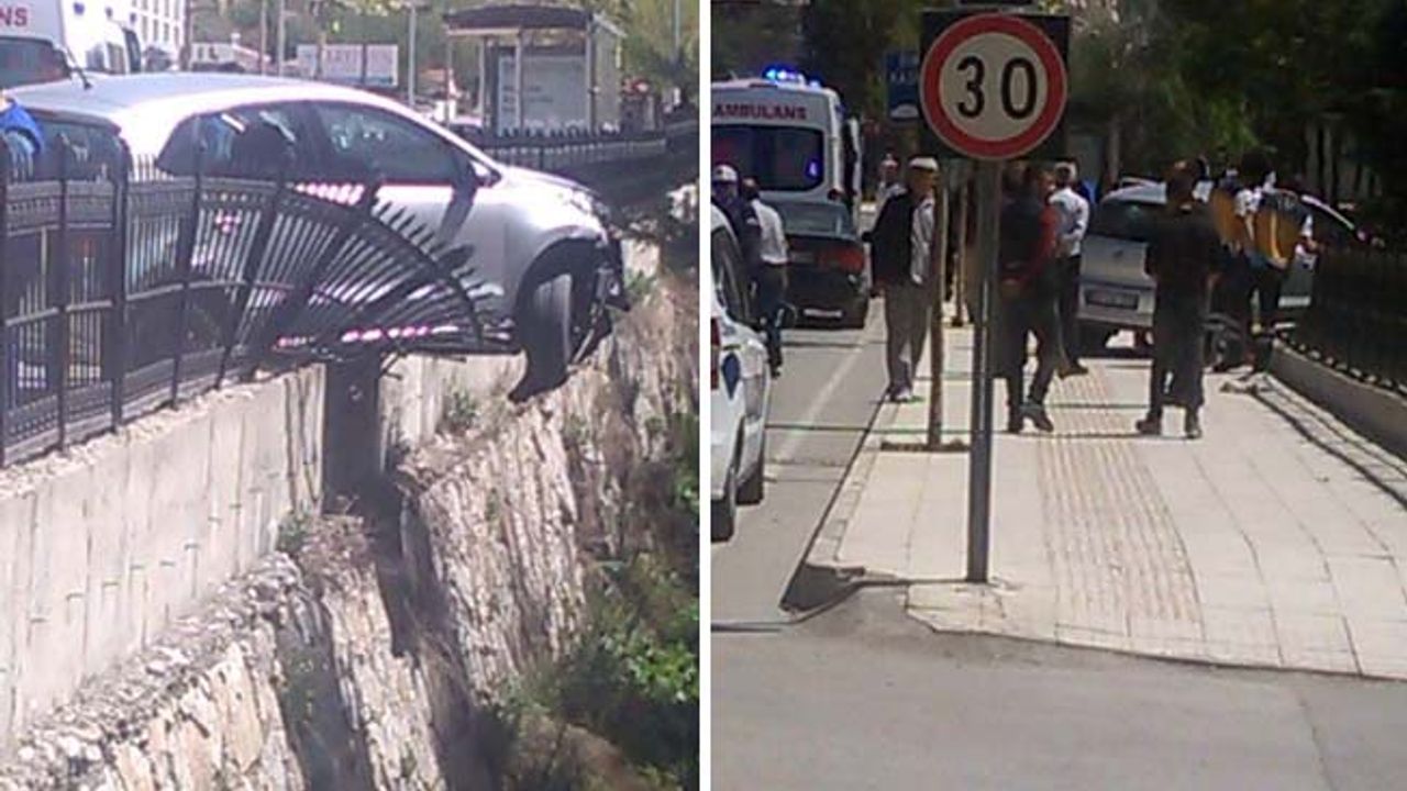 Kaza ucuz atlatıldı