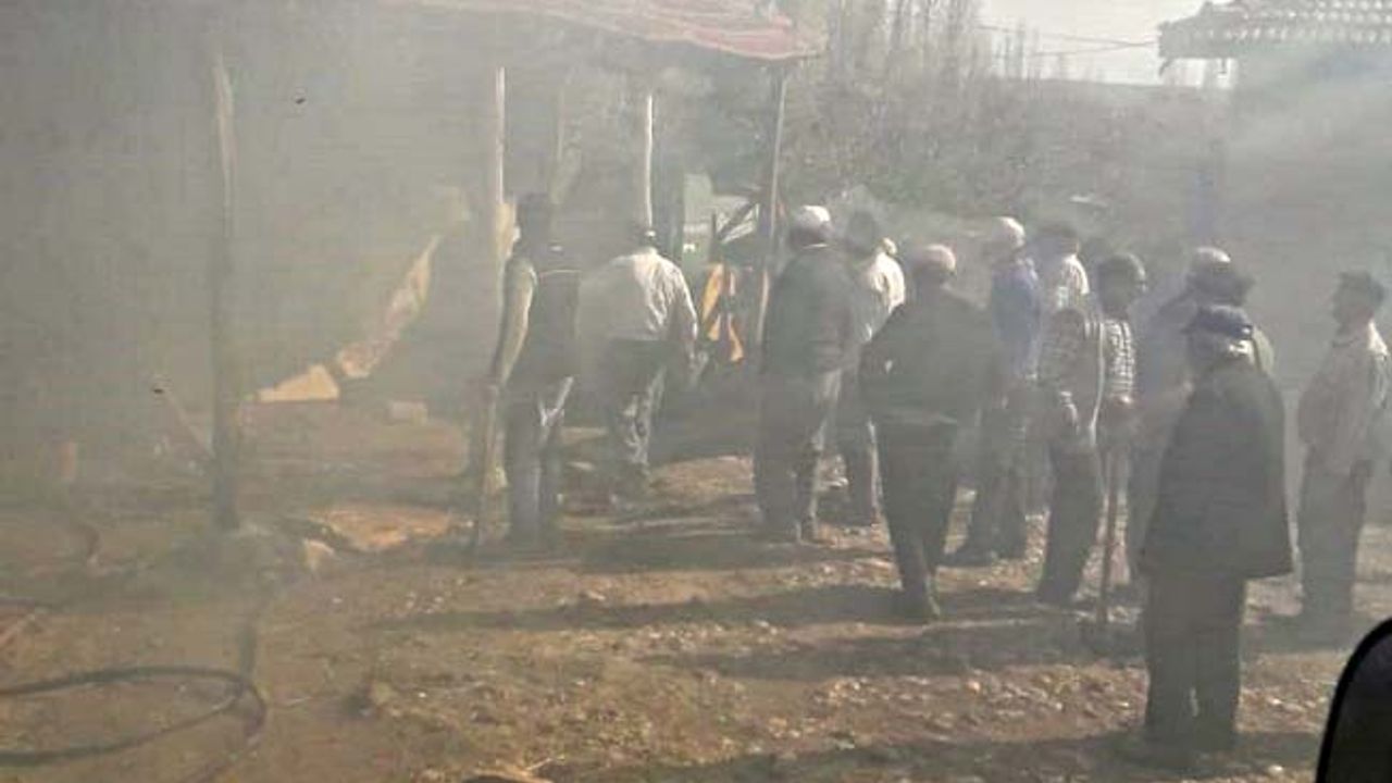 Sungurlu'da tandır yangını