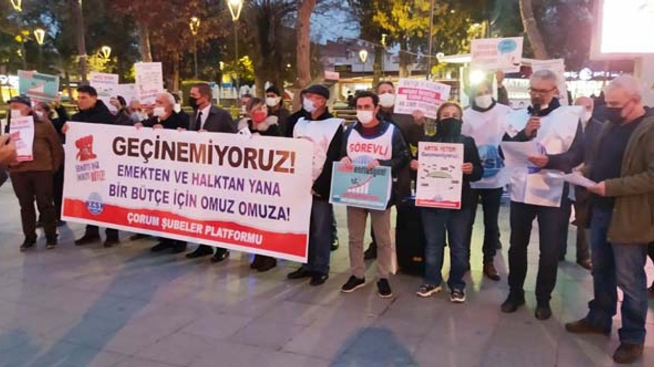 "Emekten ve halktan yana bir bütçe istiyoruz"