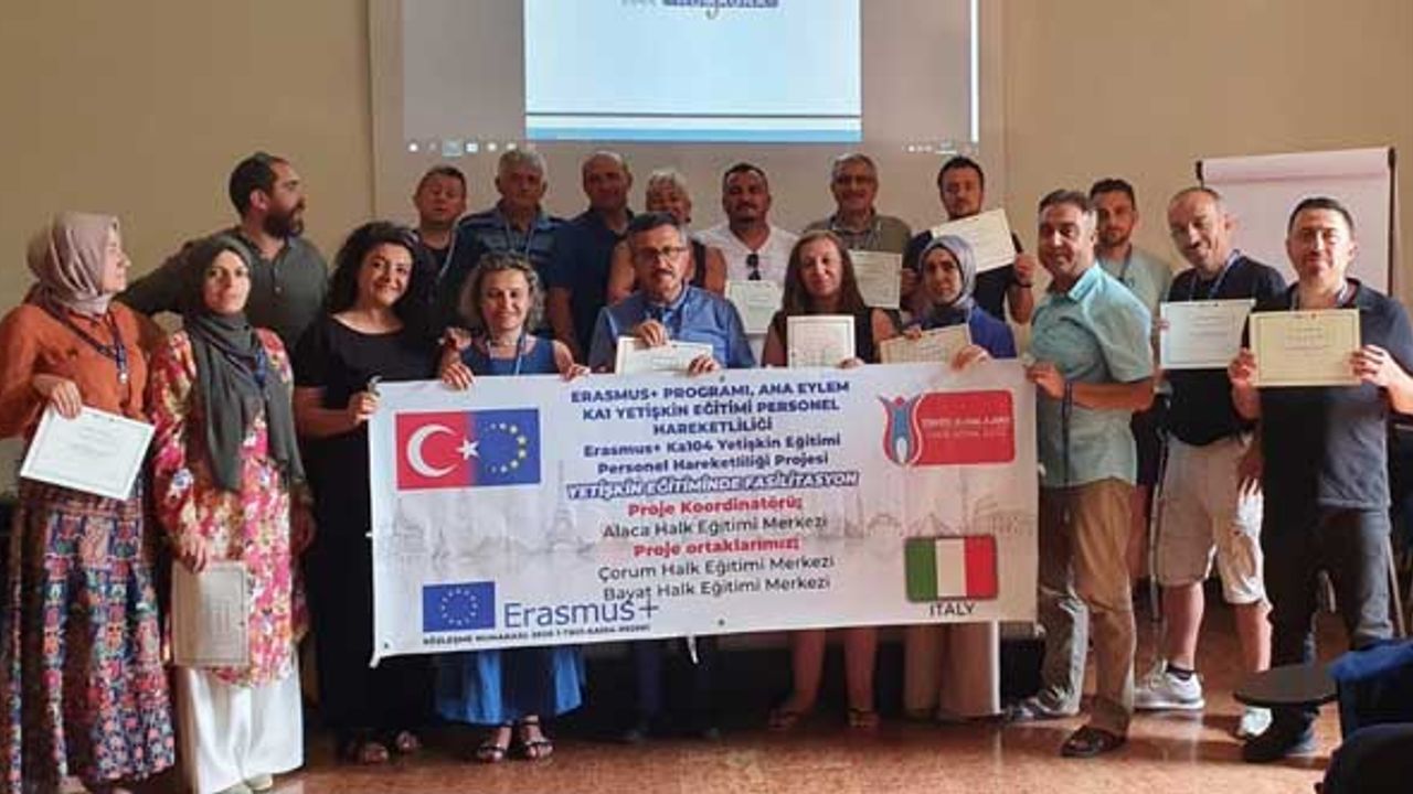 İtalya’da eğitim aldılar