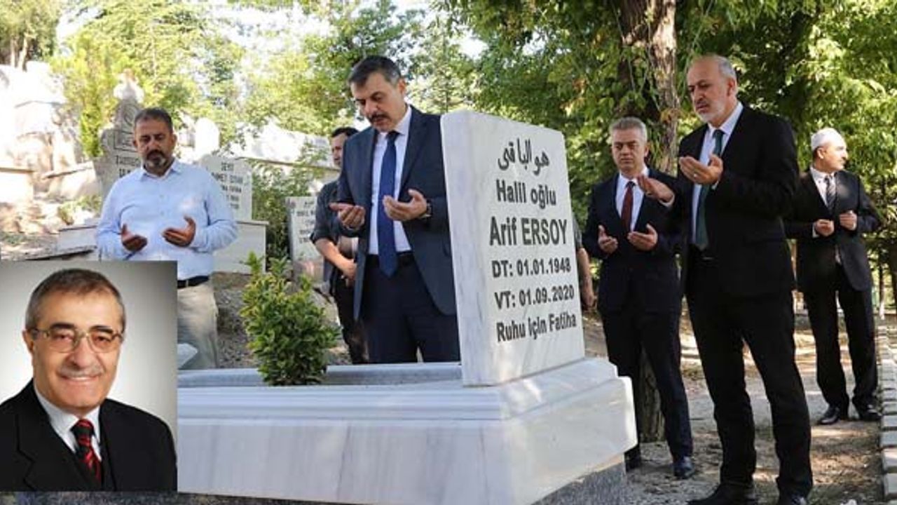 Vali Çiftçi’den Arif Ersoy’a dua