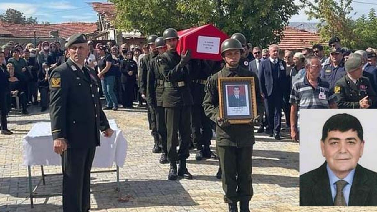 Emekli Albay Ali Barçın son yolculuğuna uğurlandı