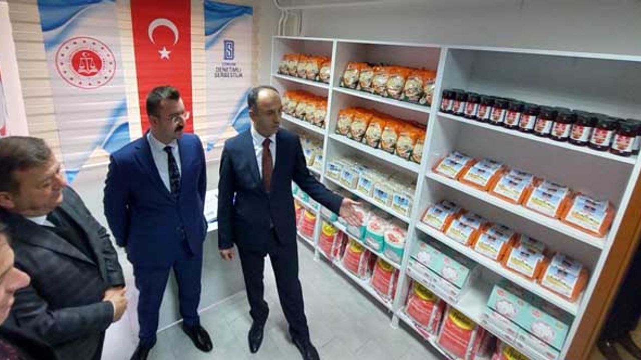 Denetimli Serbestlik’te “sosyal market” açıldı