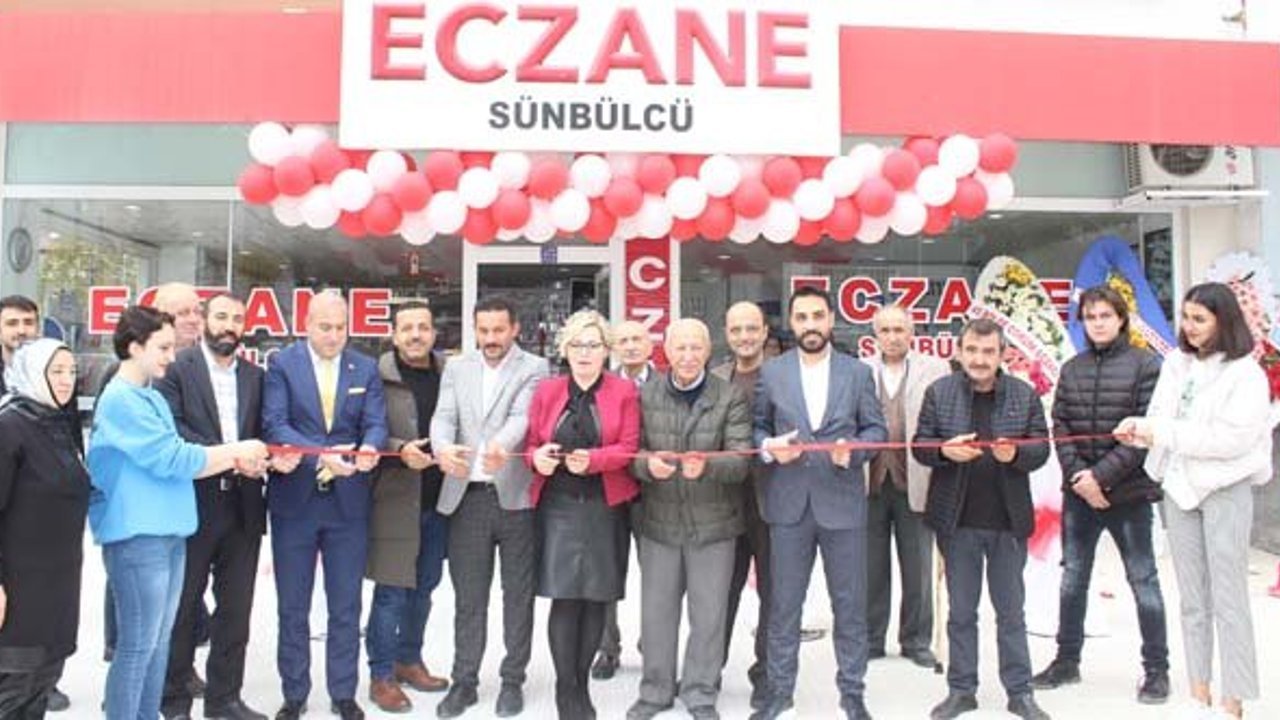 Sünbülcü Eczanesi açıldı