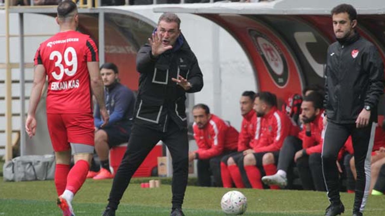 Çorum FK Teknik Direktörü Tahsin Tam: “MUTLUYUZ”
