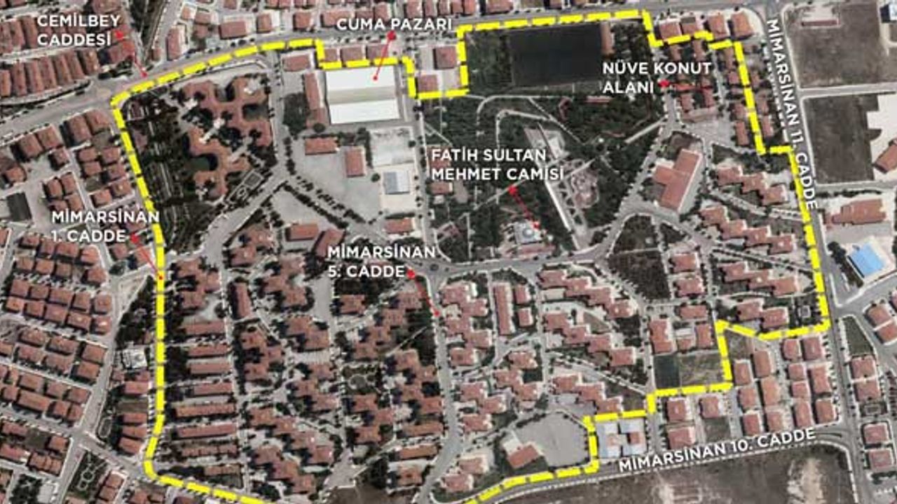 Mimar Sinan’da kentsel dönüşüm