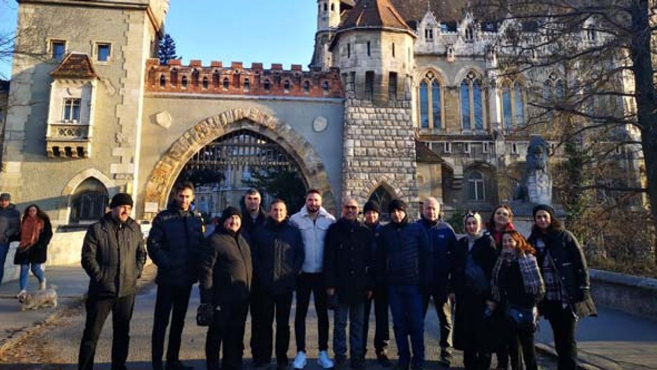 Sungurlu'dan Erasmus projesi için Budapeşte'ye gittiler