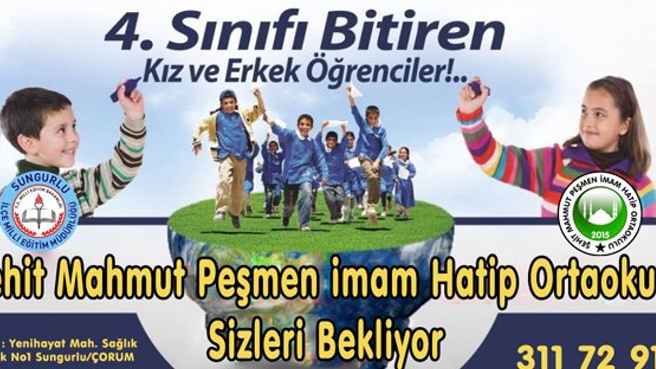 Sungurlu’da ikinci İmam Hatip Ortaokulu açıldı