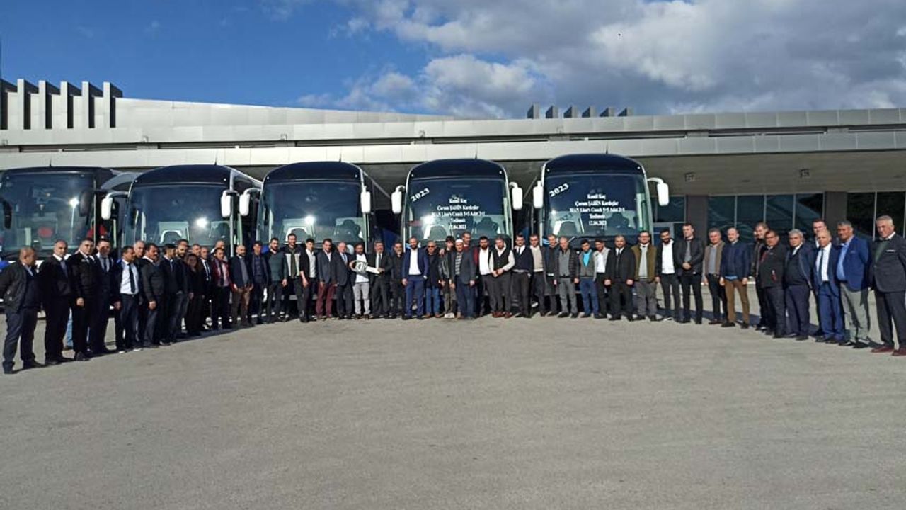 Çorum Şahin Kardeşler Kamil Koç araç filosunu büyütüyor… Kamil Koç’a 10 yeni otobüs