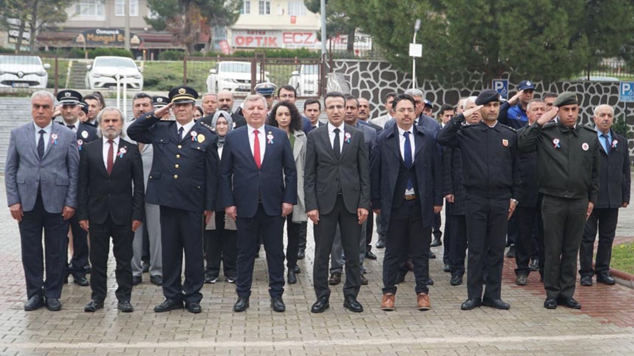 Çorum'un ilçelerinde Türk Polis Teşkilatının 178. kuruluş yıl dönümü törenlerle kutlandı