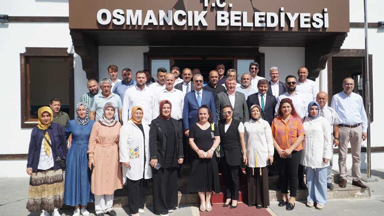 Ahlatcı'dan Osmancık Belediye Başkanı Gelgör'e ziyaret