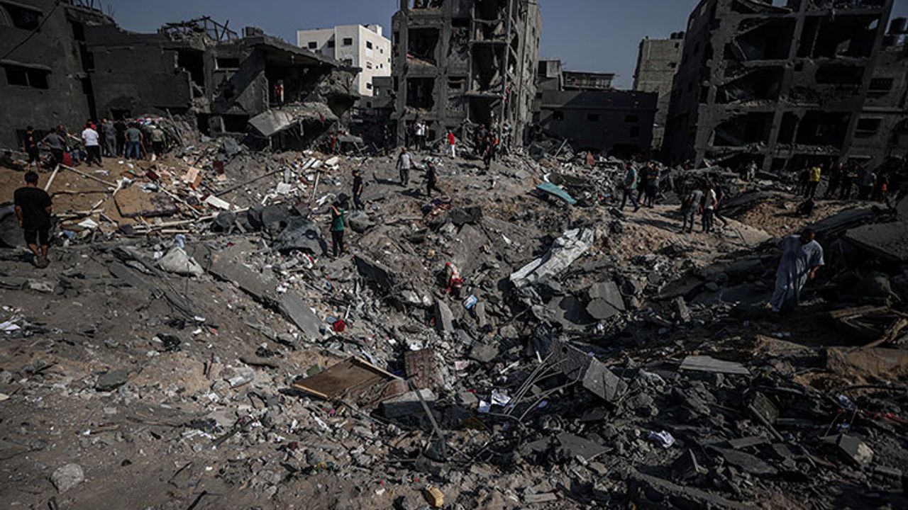 İsrail'in Cibaliya Mülteci Kampı bombardımanı geride büyük bir yıkım bıraktı