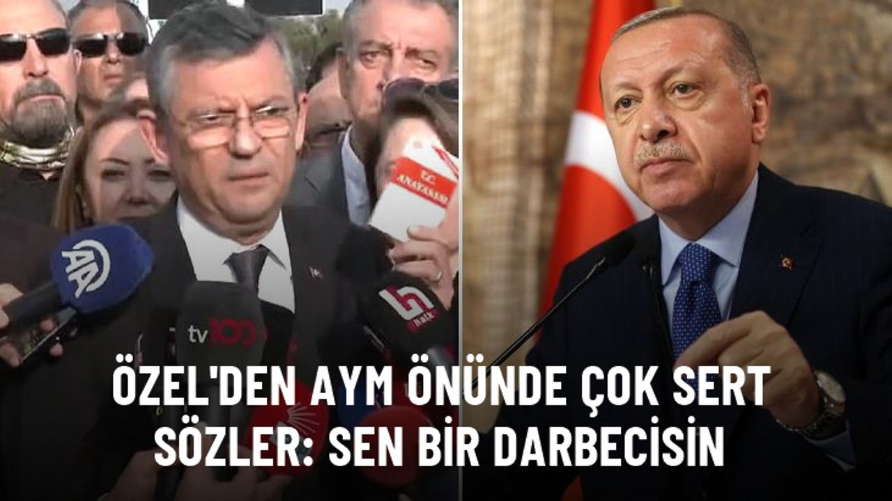 Özel, Erdoğan'a “Darbeci”  dedi; Dağ sert cevap verdi
