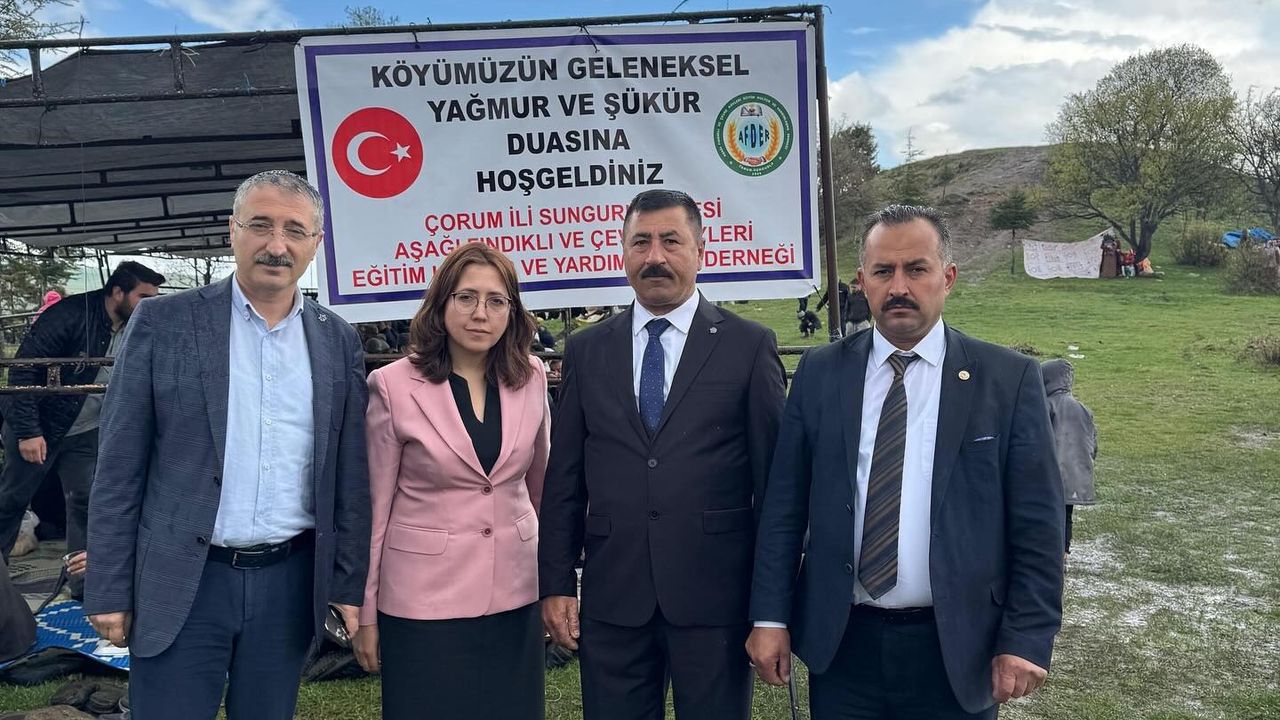 Aşağı Fındıklı’da yağmur  ve şükür duası düzenlendi