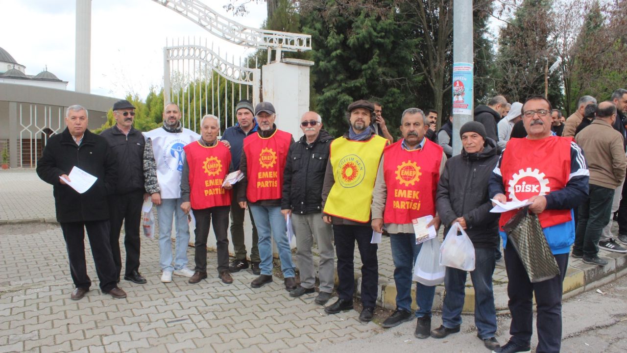 İşçilere 1 Mayıs çağrısı yapıldı