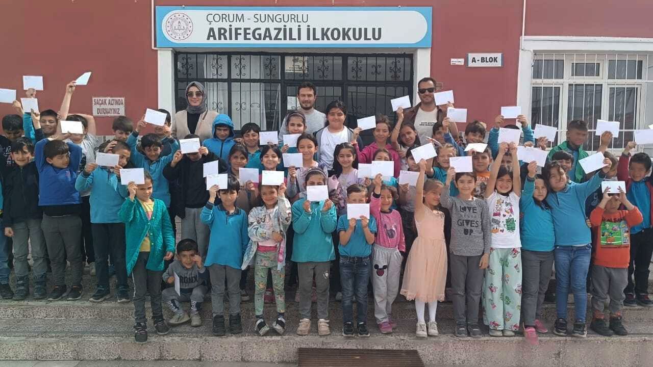 Öğrencilerden  asker mektubu