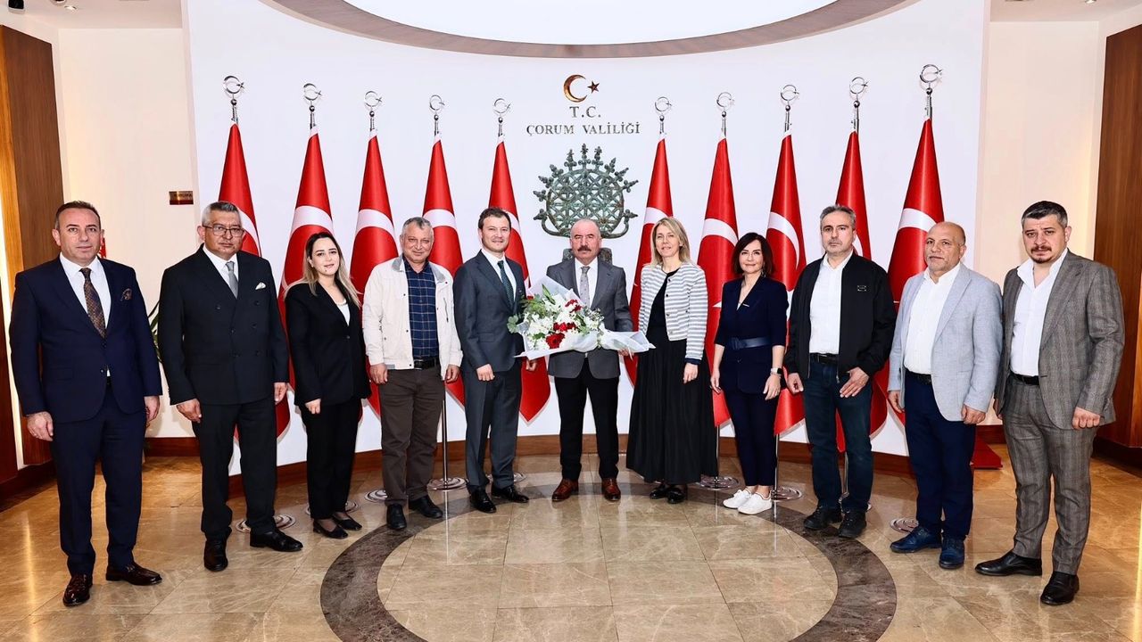 Vali Çalgan, ÇOSİAD yöneticilerini ağırladı