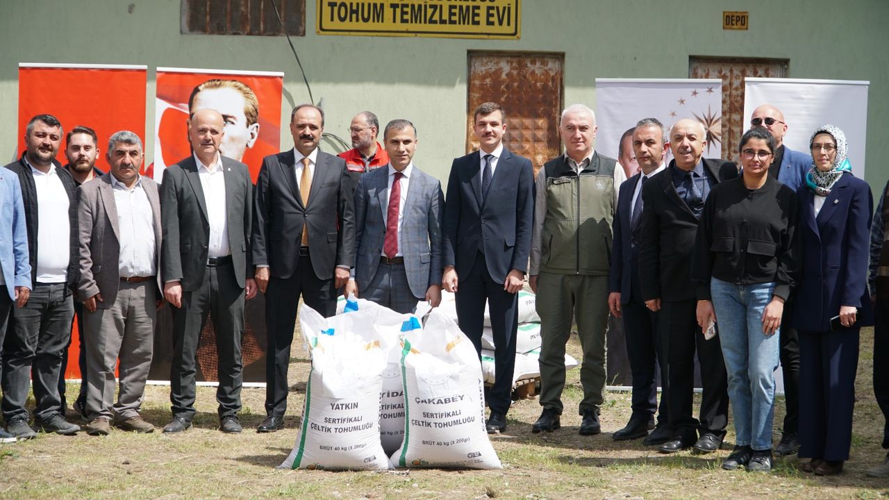 Osmancık’ta çeltik üreticilerine % 50  hibe destekli yerli tohum dağıtıldı