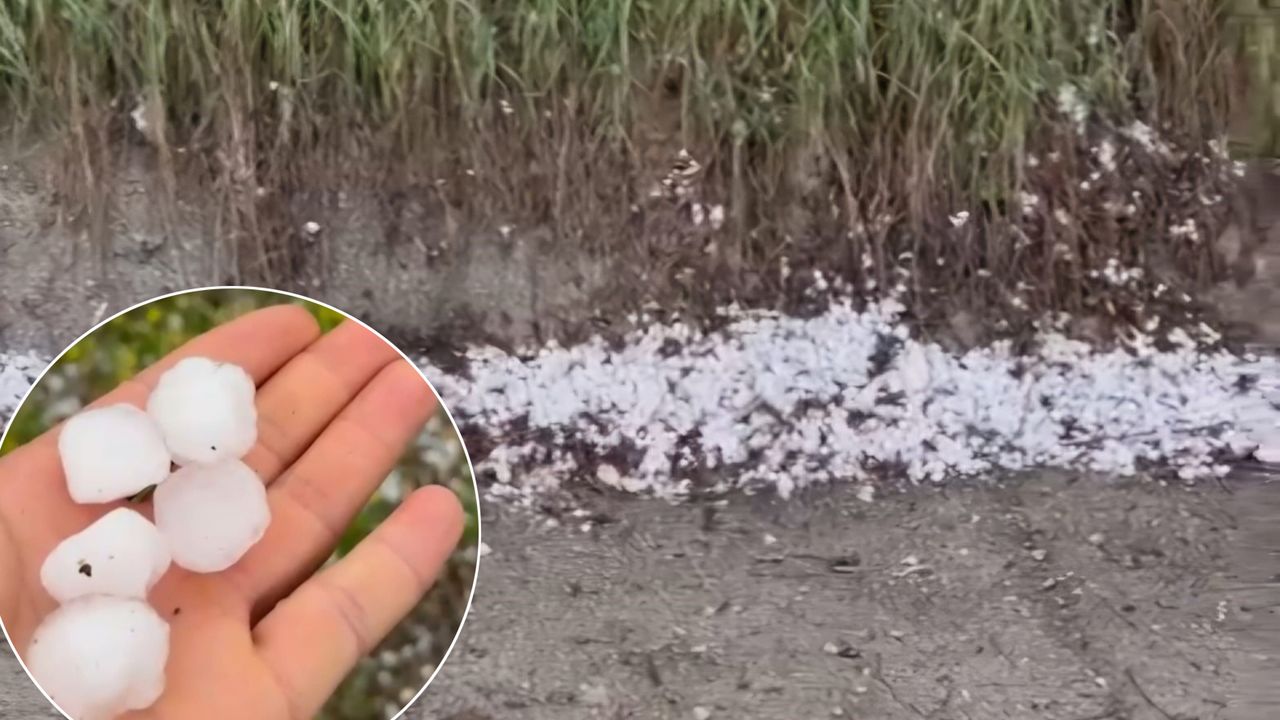 Çorum’da ceviz büyüklüğünde dolu yağdı