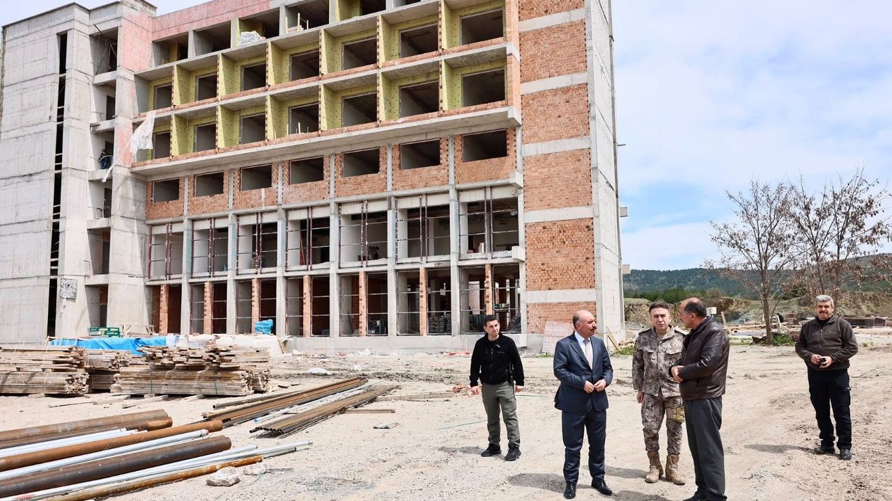 Çorum'da POMEM inşaatı yükseliyor