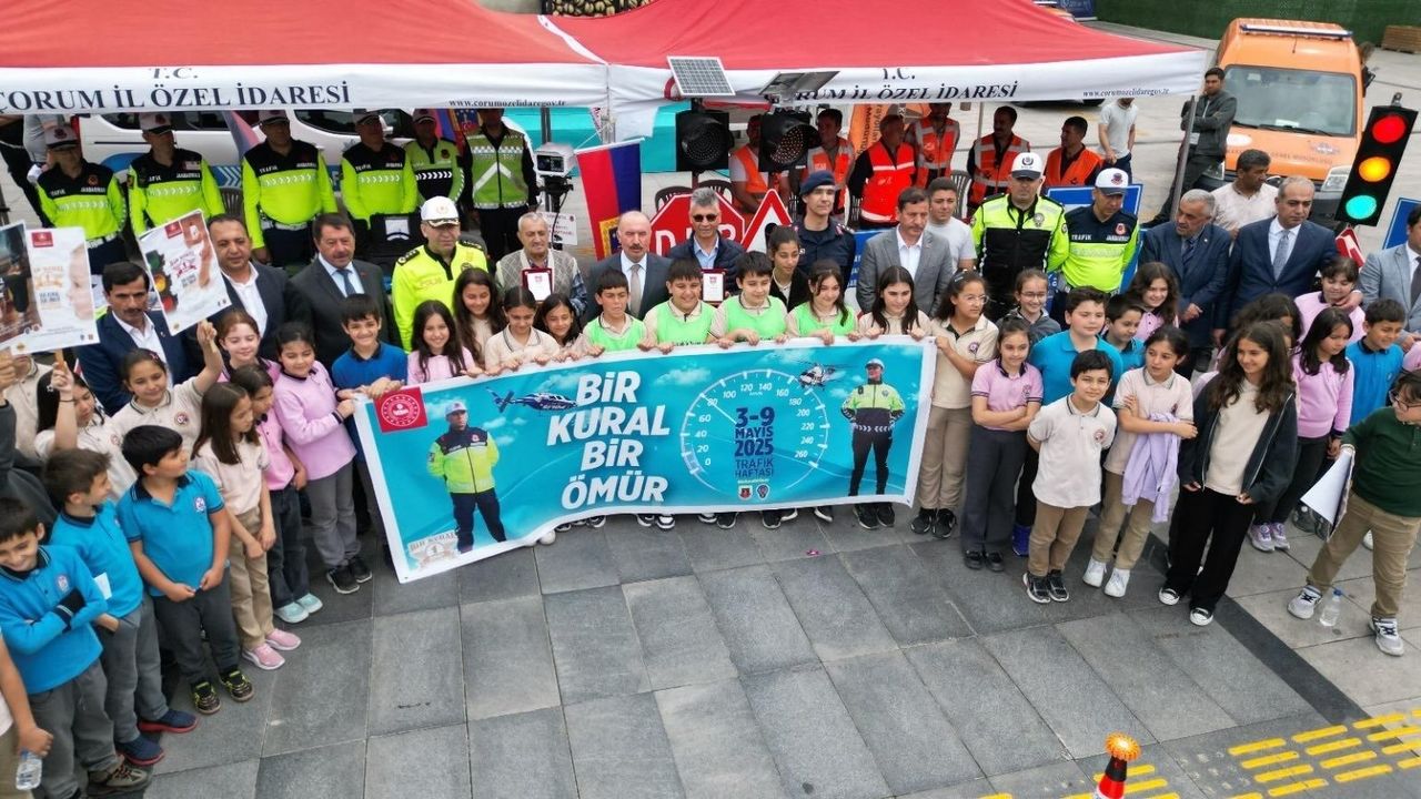 Trafik Haftası etkinlikleri  yoğun katılımla gerçekleşti