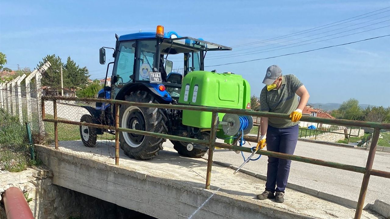 Alaca’da sivrisineklerle  etkin mücadele