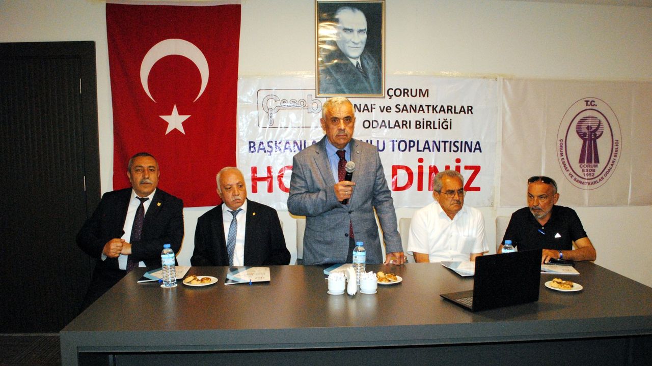 ÇESOB’un Başkanlar Kurulu  toplantısı Antalya’da yapıldı