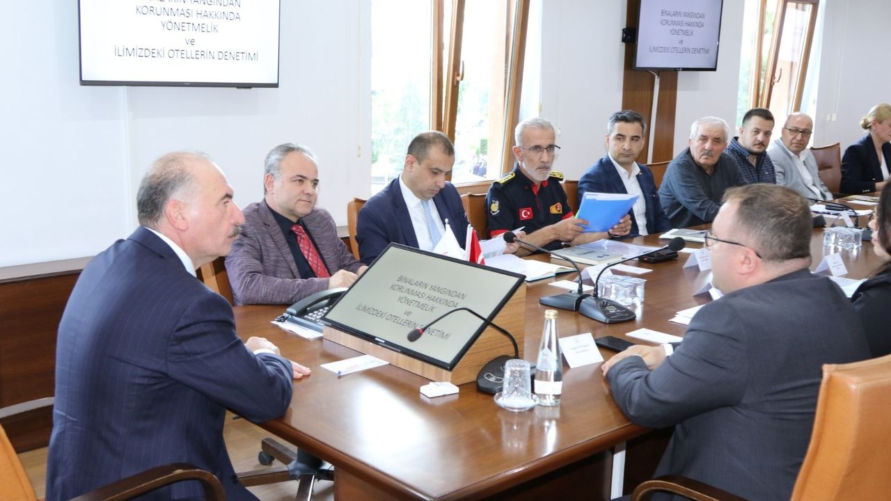Konaklama sektörü ile  istişare toplantısı