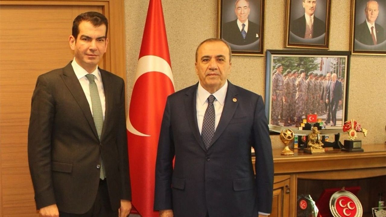 Kaymakam Köksal  vekillerle görüştü