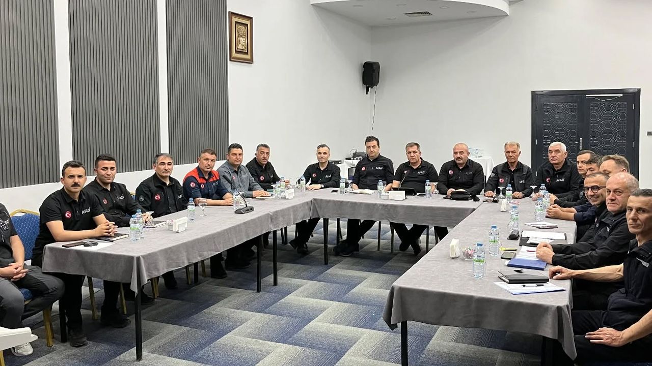 Deprem tatbikatı ana planlama  toplantısı Amasya’da yapıldı