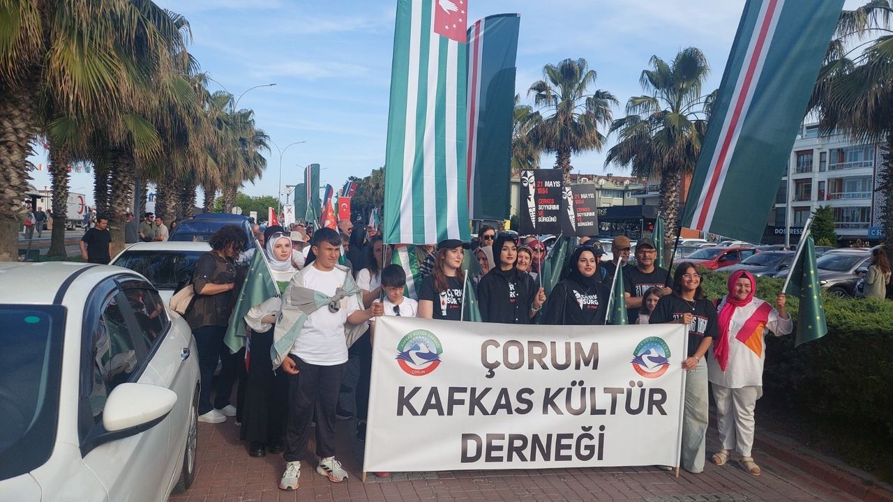 Çerkes Soykırımı ve Sürgünü  161. yılında Samsun’da anıldı