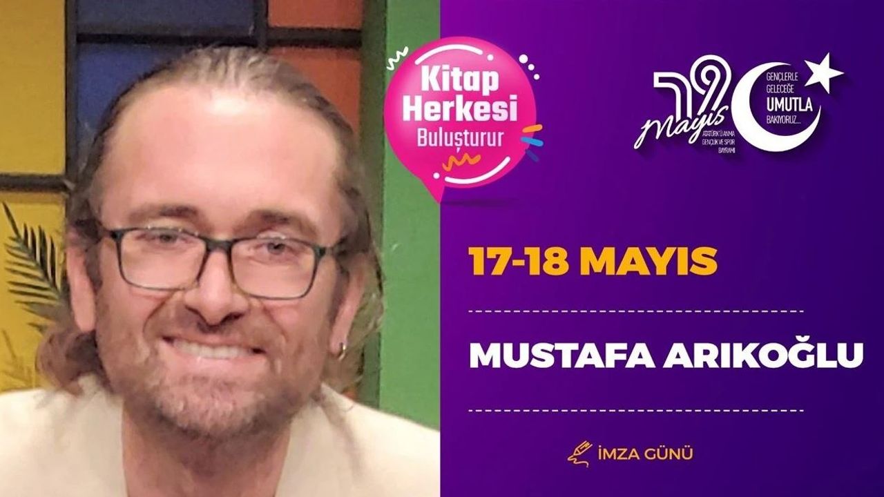 Arıkoğlu, 8’nci Merzifon  Kitap Fuarı’na katılacak