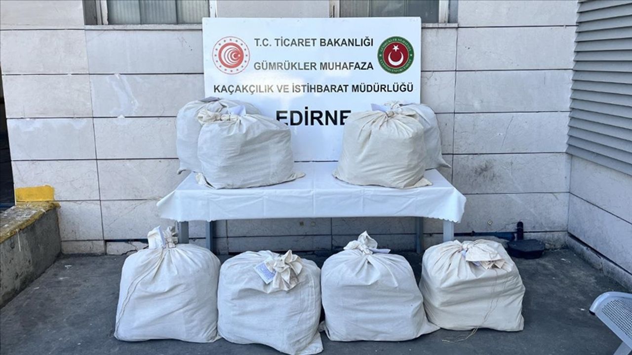 Otobüs içinde 87 kilo  752 gram uyuşturucu