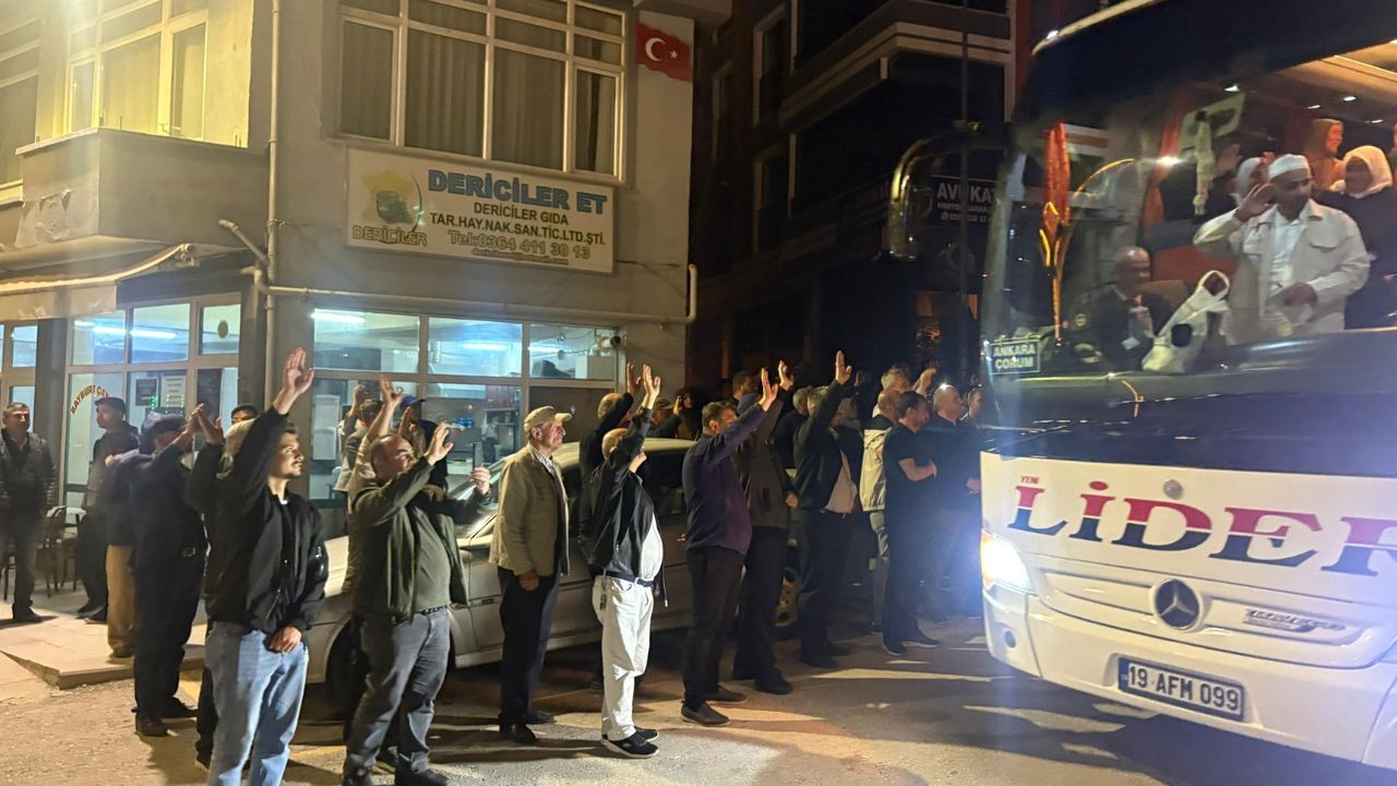 Alaca’da hac yolculuğu başladı