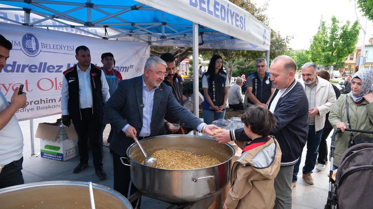 Belediyeden  hedik ikramı