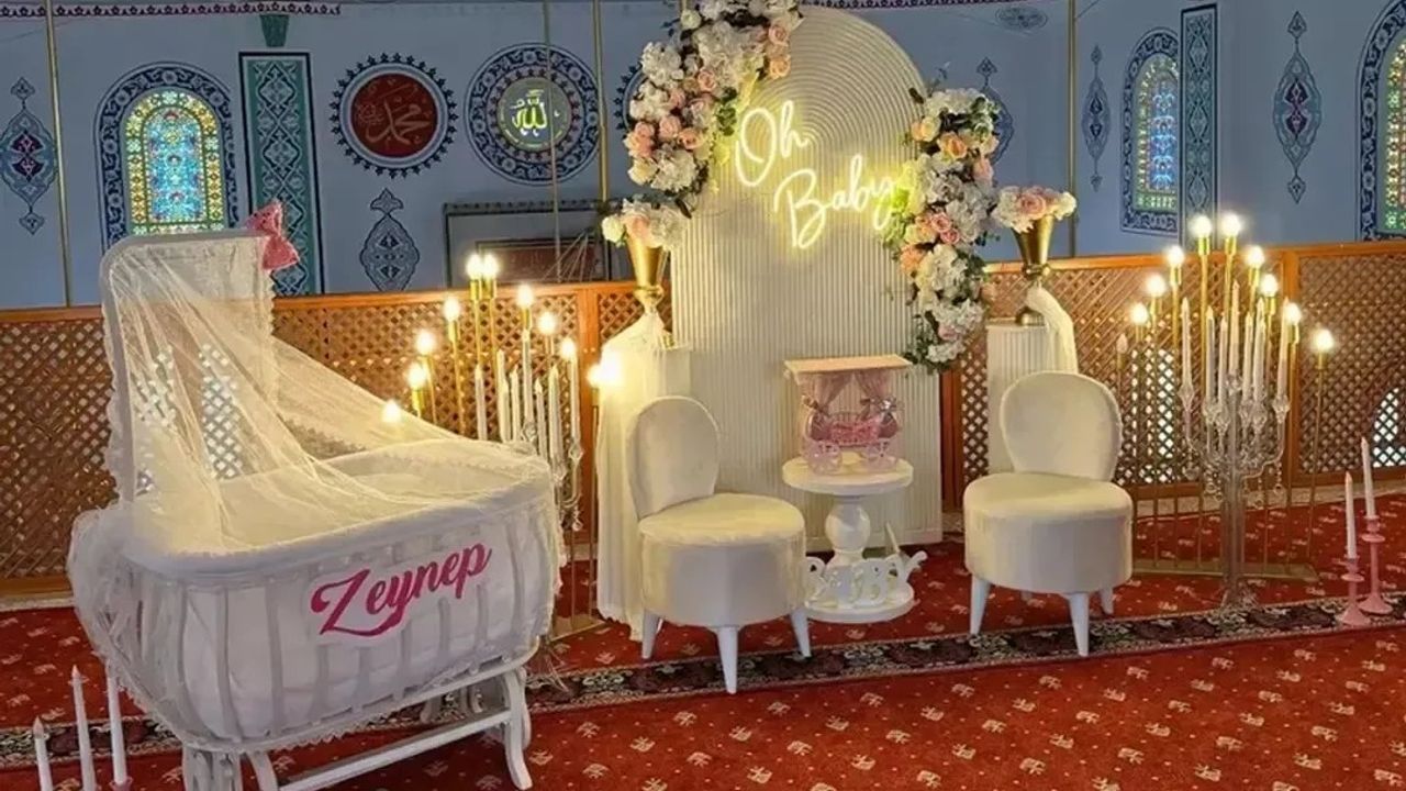 Camide baby shower yaptılar!