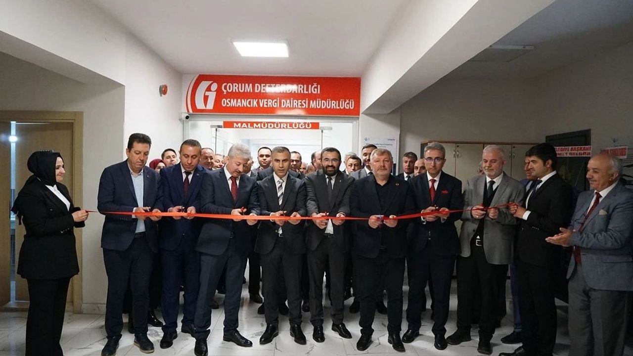 Osmancık Vergi Dairesi  yeni binasında hizmette