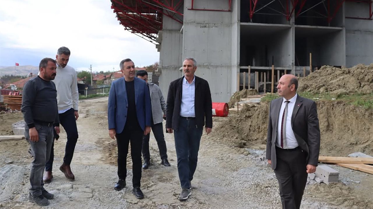 Sungurlu TOKİ  inşaatı yükseliyor