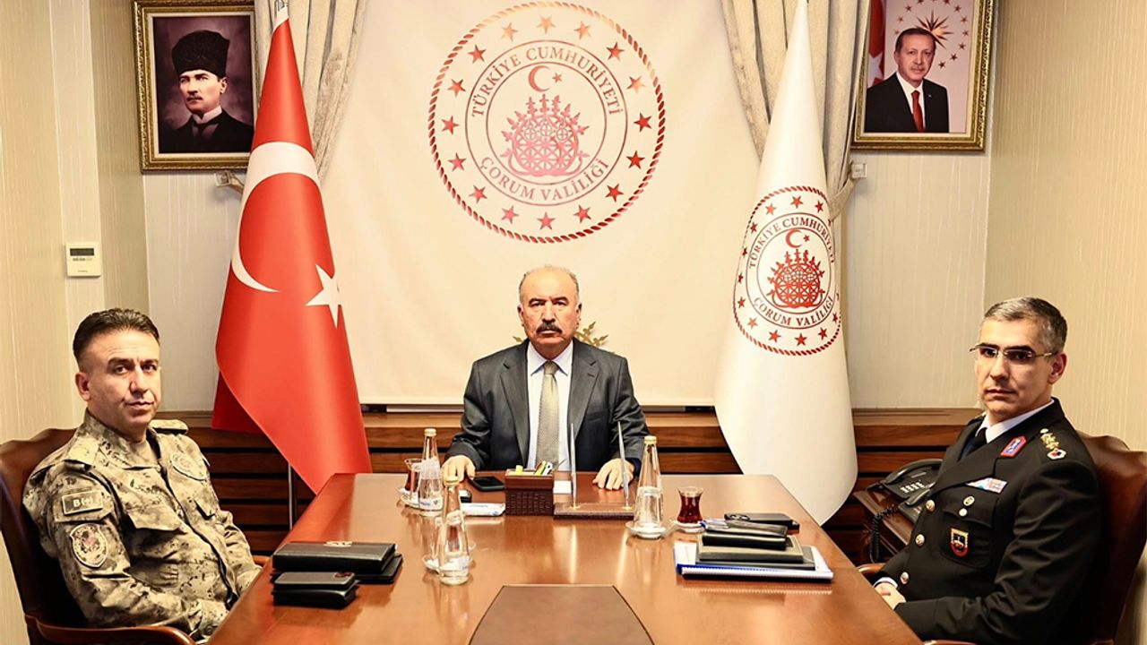 Vali Çalgan, asayiş  toplantısına katıldı