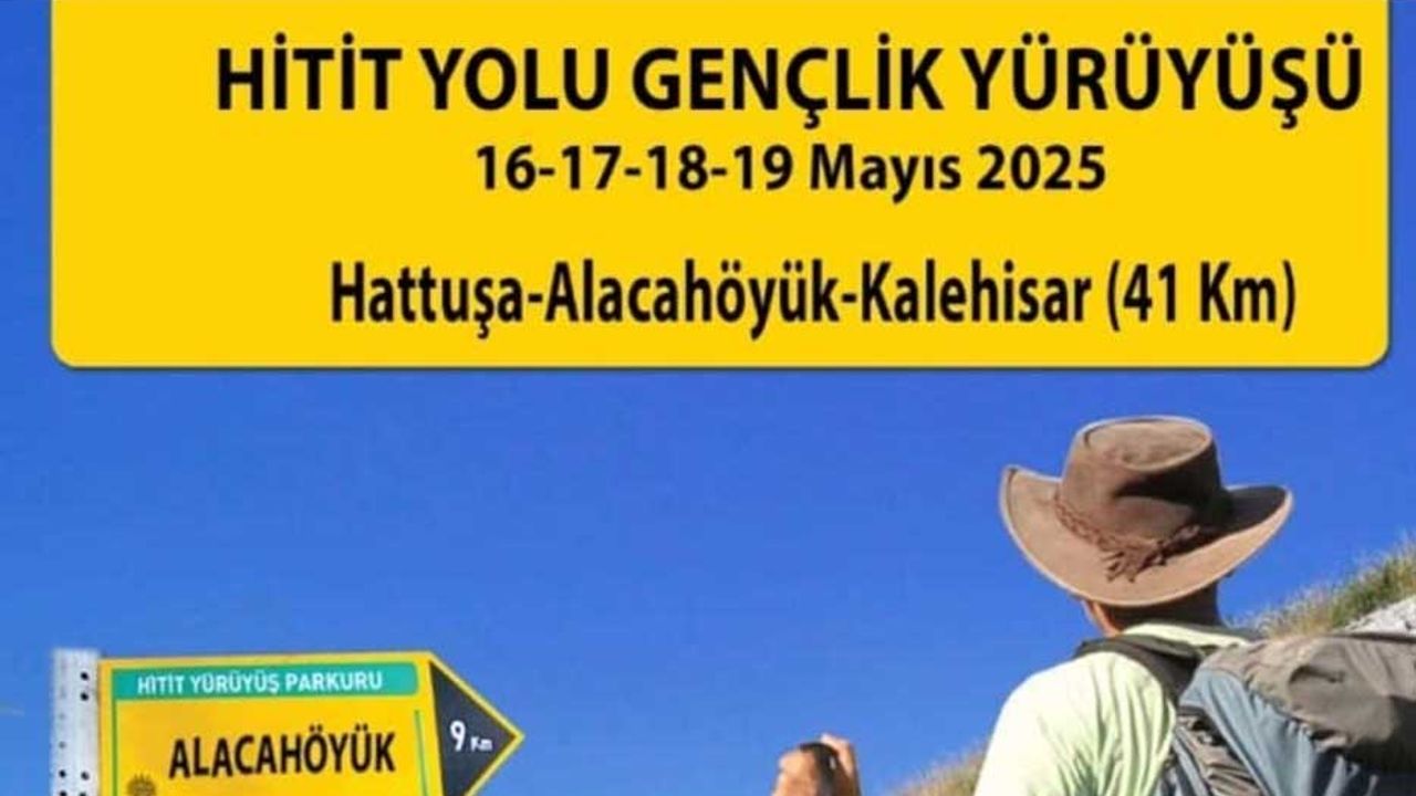 Hitit Yürüyüş Yolu’nda  kamplı yürüyüş yapılacak