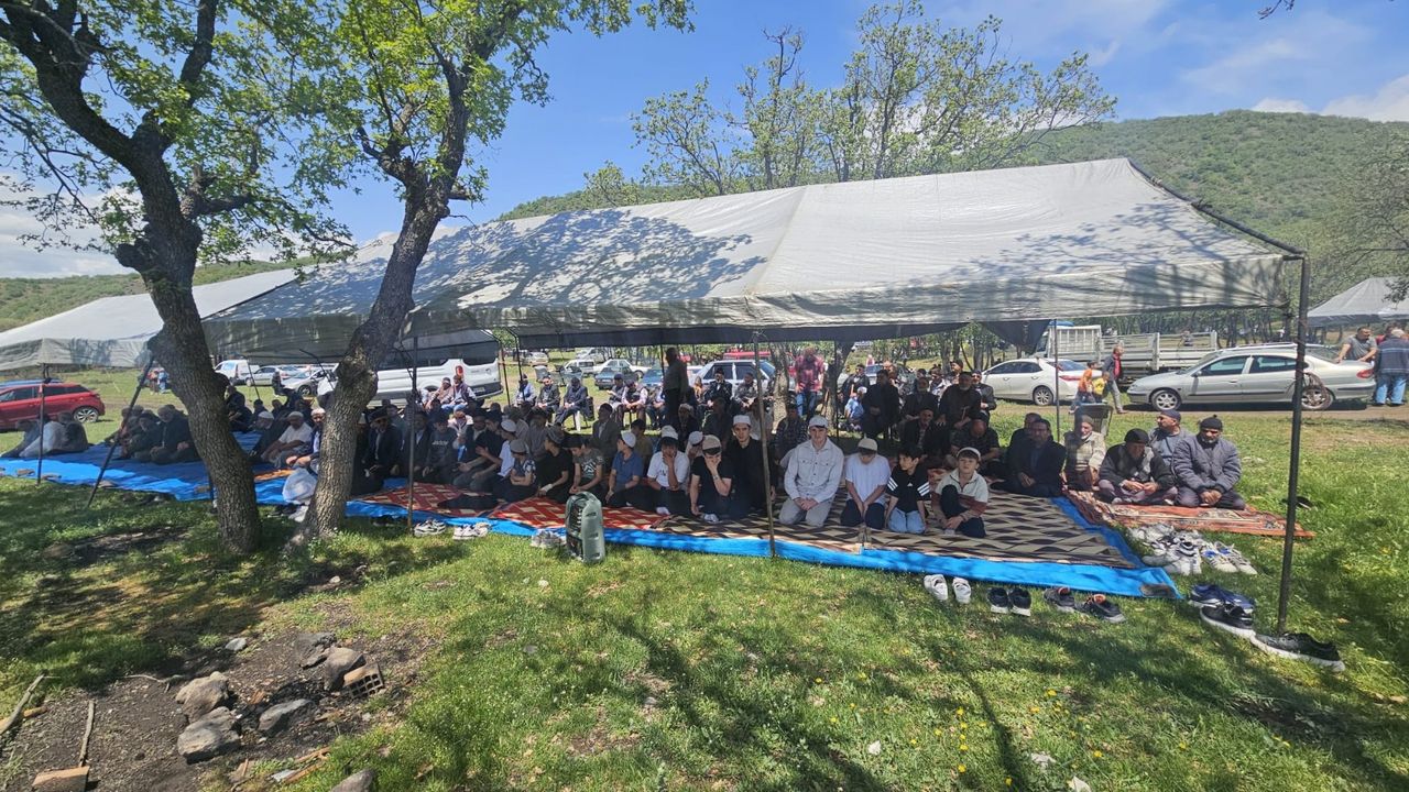 Bayat'ta yağmur duası yapıldı